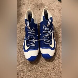 Nike Huarache High Metal Baseball Cleats